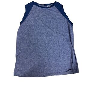 Firehouse Sleeveless Women's Muscle Tee - Blue Heather